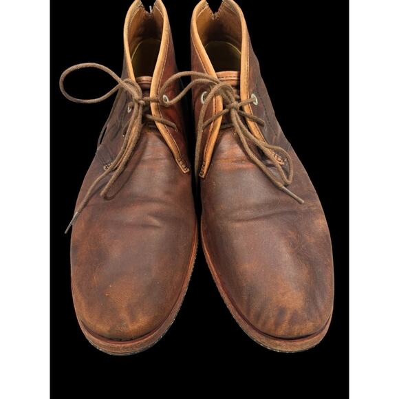 Timberland Boot Co. Men's 9M Lace Up Brown Leather Chukka Boots Wodehouse